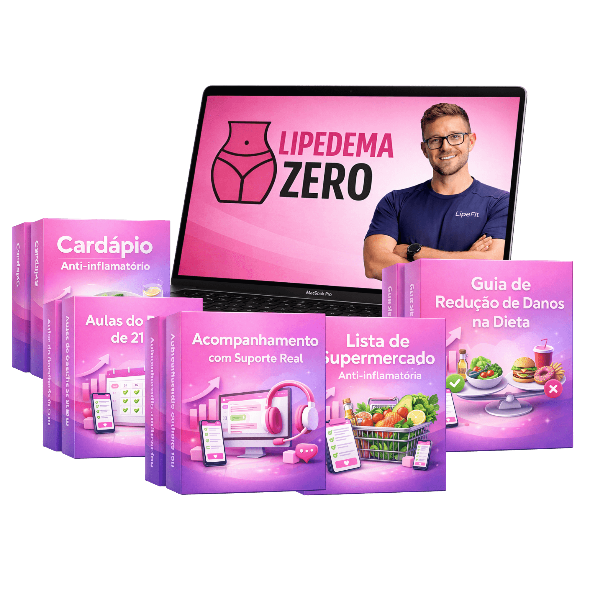 Lipedema Zero - Mockup do Produto